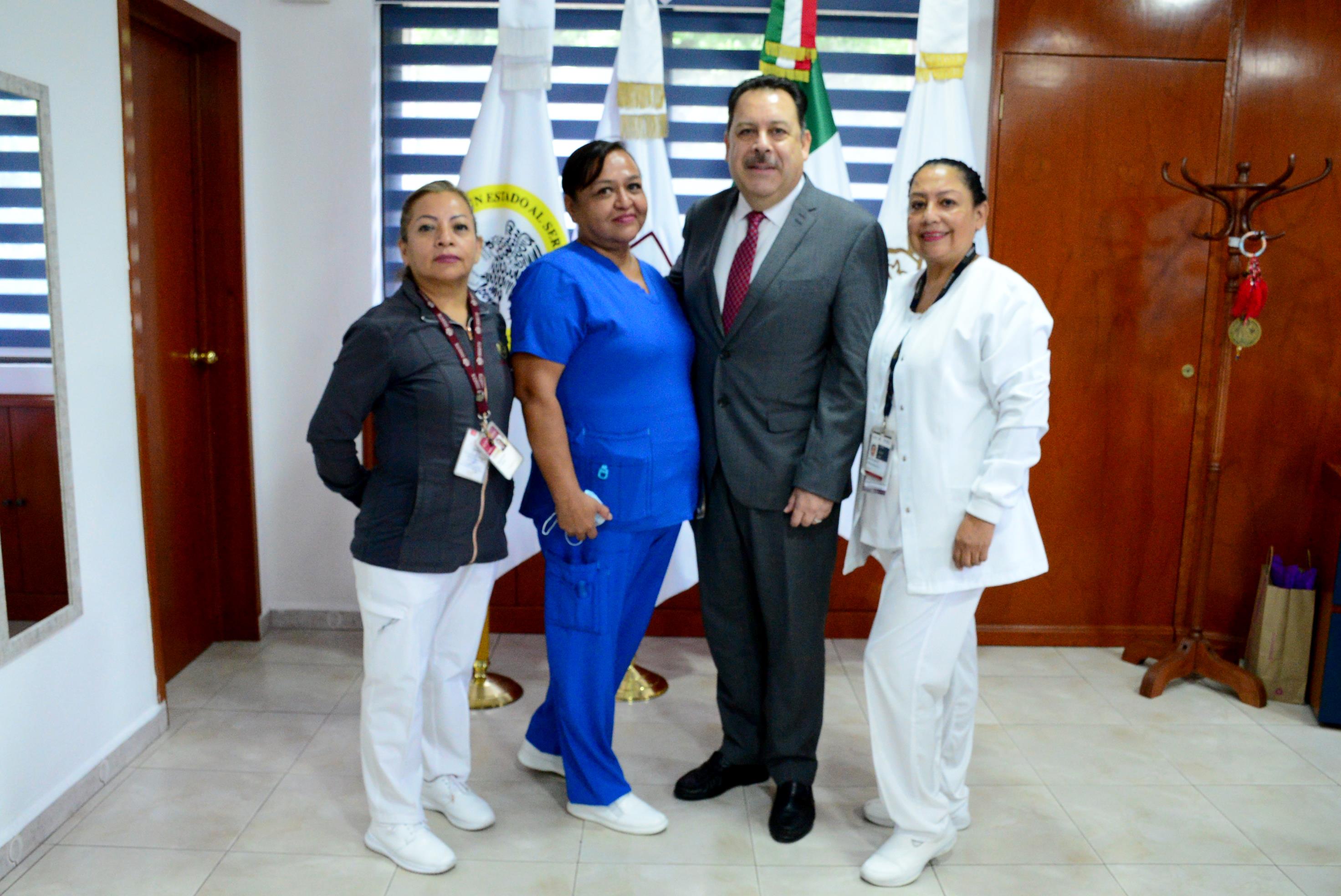 Visita de compañeras y compañeros de Morelos y del Hospital Regional de Alta Especialidad. Centenario De La Revolución Mexicana Sección XX Morelos 